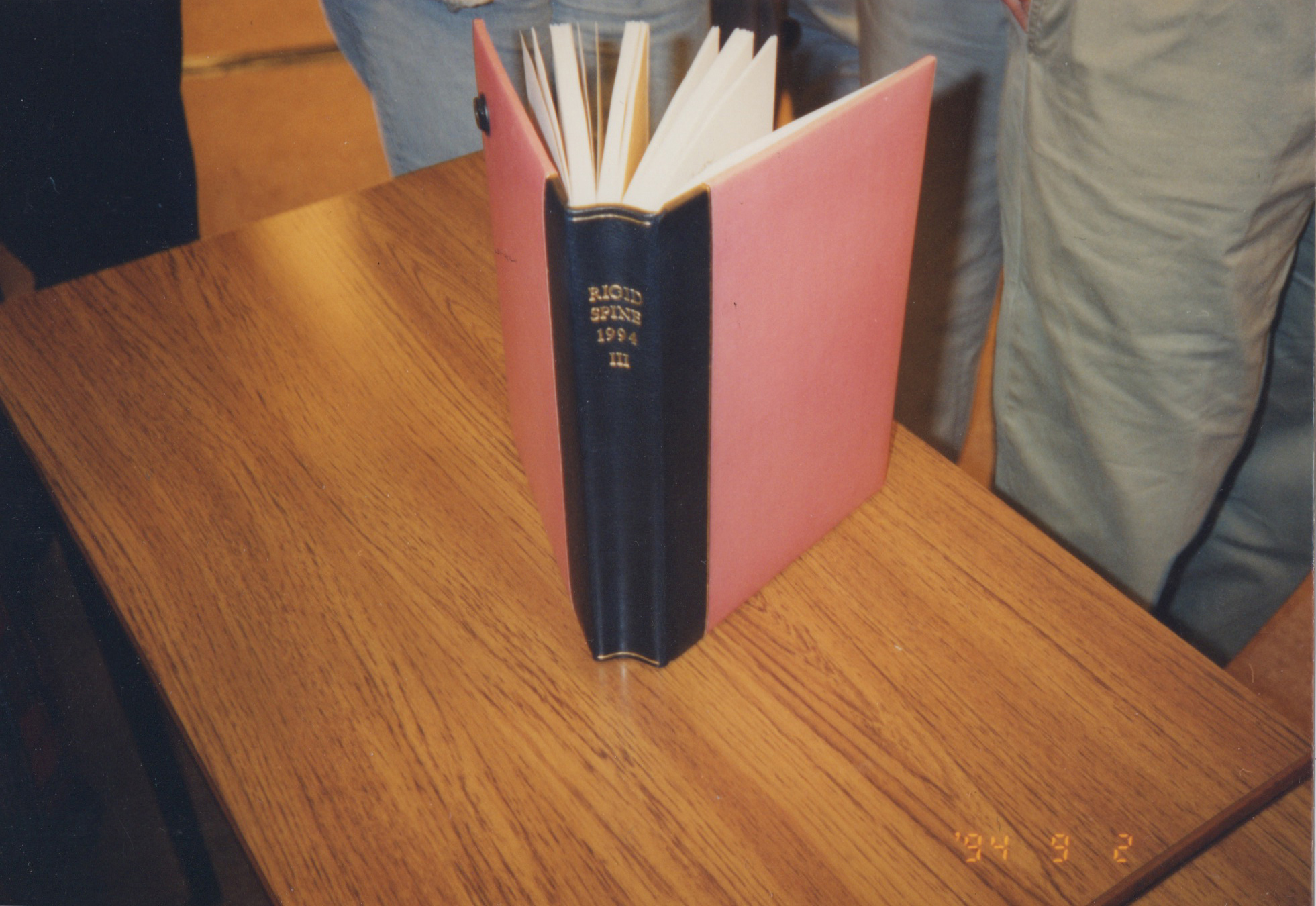 James Brockman's &quot;Rigid Spine&quot; binding