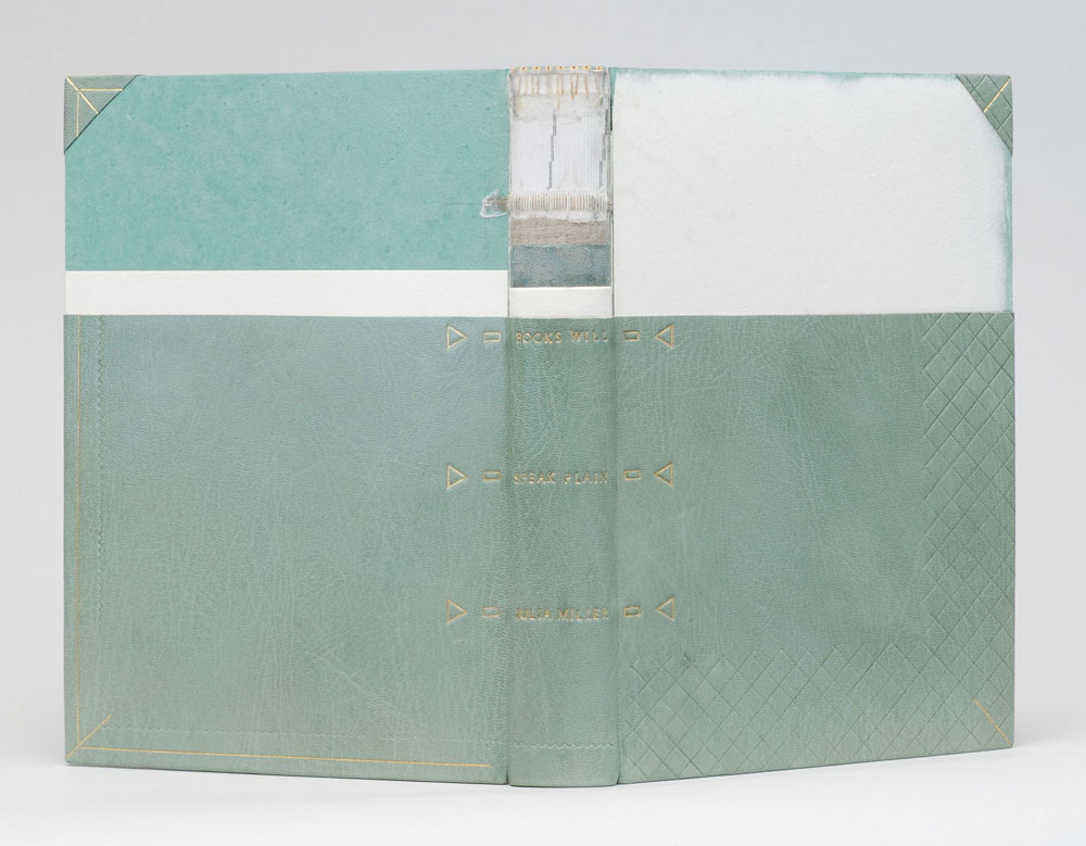 Books Will Speak Plain: A Handbook for Identifying and Describing Historical Bindings | bound by artist in 2013. Julia Miller, The Legacy Press, Ann Arbor, MI, 2010