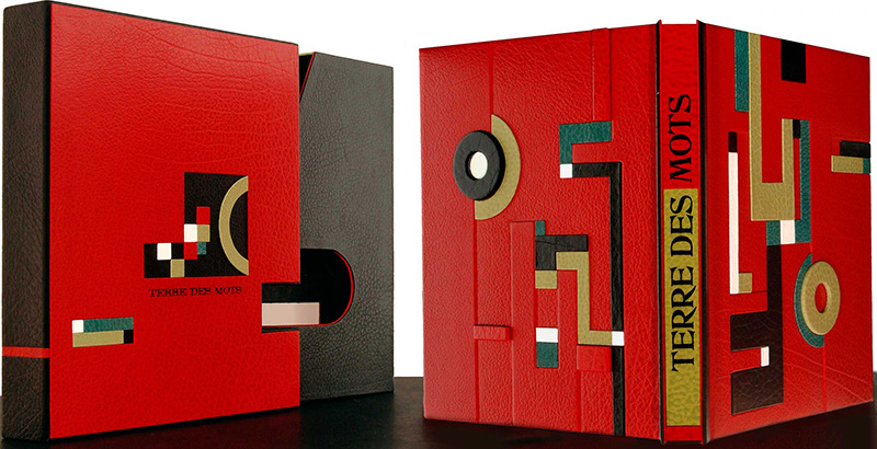 New Oriental binding with raised lines and onlays by Christine Chartrand New Oriental binding with raised lines and onlays by Christine Chartrand