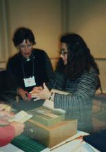 Monique Lallier and Julie Chen